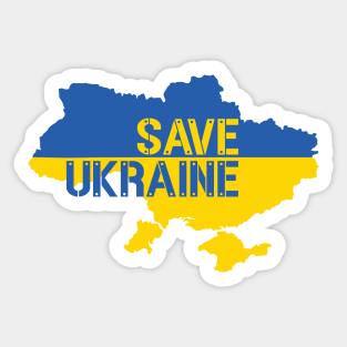 SAVE UKRAINE - PROTEST Sticker